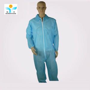 Wholesale OEM SMS Disposable Protective Coverall , Dust proof Acid Resistant Coveralls from china suppliers