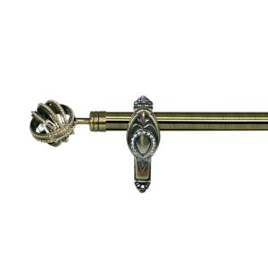 Wholesale 25MM Diameter Iron Curtain Rod And Accessories With Diamond For Hotel And Home Decor from china suppliers