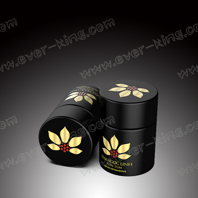 750ml Custom Luxury Round Empty Glass Bottle With Screw Caps