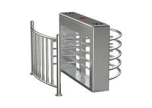 Wholesale Relay Switch RFID SS304 Waist Height Turnstiles 90 Degree Rotary 30W 0.2S from china suppliers