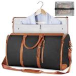 Foldable Women's Travel Carry On Clothing Bag Large PU Leather Duffel Bag OEM