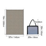 Double Layers Fast Dry Easy Packable Picnic Blanket 0.64kg