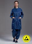 Stand Collar Disposable Lab Coats Multi Color Antistatic Protective Clothing