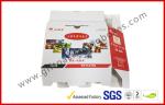 Foldable 350g C1S corrugated cardboard boxes 3 Layers Flat Cartons