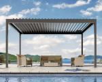 Freestanding Heavy Duty Easy Install Aluminum Electric Pergola