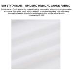 White KN95 Face Mask Medical Protective Coverall Protective Clothing