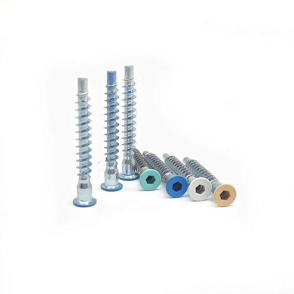 Customized Straight Repair Screws Countersunk Head Hexagonal Roller Coaster