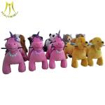 Hansel hot selling walking plush battery electric animal carts for kids