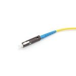 Single Mode PC Fiber Optic Jumper Cable 2.0mm MU Connector