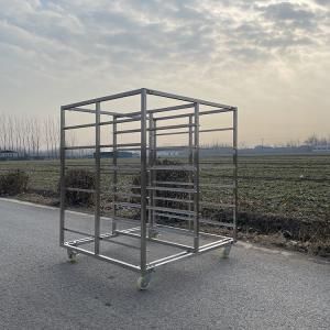 Wholesale Convenient Durable Stainless Steel Tray Trolley with 10 Tiers Height mm 765 965 1300 1350 1475 1725 1750 from china suppliers