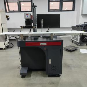 Wholesale Raycus Max Jpt Fiber Laser Engraver With CCD Automatic Visual And Positioning System With Computer from china suppliers