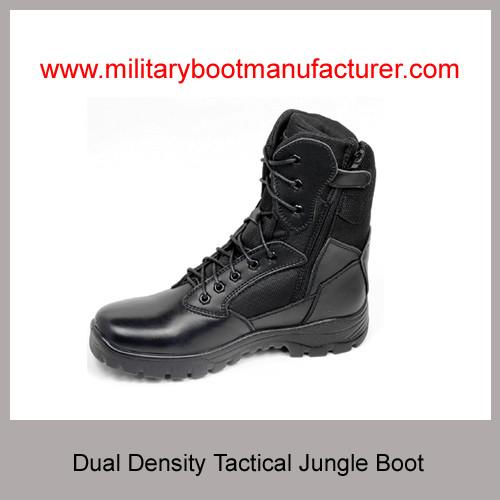 Wholesale China Military Tactical Combat Boot With PU Rubber Dual Density Full