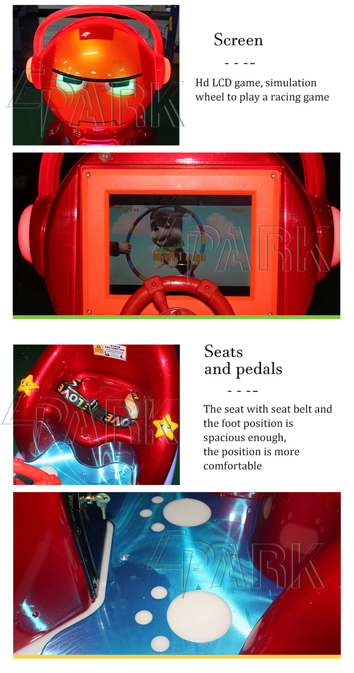 MP5 Iron Man Kiddy Ride Machine Coin Pulled For Supermarket coin amusement game machine
