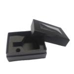 Gift Whisky Wine Bottle Packaging Boxes Cardboard Wine Box Black Paper with