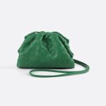 Hand Woven Cloud Bag Genuine Leather Fashionable Design All Seasons Decoration