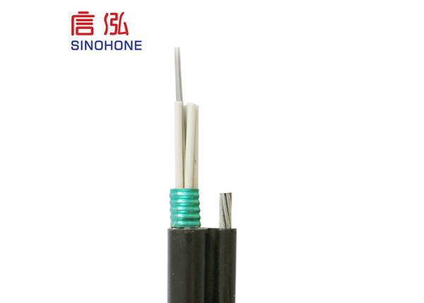 2 Core Aerial Self Supporting Outdoor Single Mode Fiber Optic Cable 2 Km Per