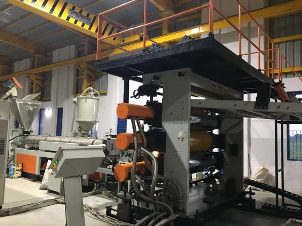 Synthetic Resin Glazed Tile PVC Roof Board Extrusion Line ASA Co Extrusion