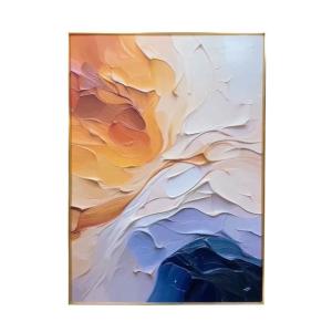 Wholesale Customized Abstract Colorful Hand Painted Oil Painting 3D Wall Art For Home Decoration from china suppliers