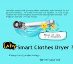 Bathroom smart clothes dryer hotel clothes dryer 1200W hotel heater silver color