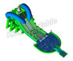 Outdoor Duck Shape Giant Inflatable Blow Up Water Slide For Kids And Adults