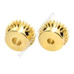 Copper Gear 20-39 Teeth CNC Machine Cylindrical Hobbing Spur Gear