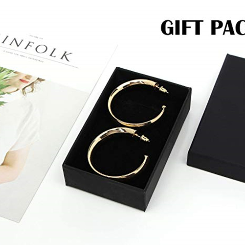 Custom High Quality S925 Fashion Jewelry Large Sterling Silver Hoop Earrings for Women
