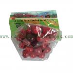 Customized Printed Fruit Packaging Bags 0.03-0.06mm Thickness For Grape / Cherry
