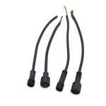 Female Electrical Waterproof Plug Connector M12 3 Pin 2.5mΩ Contact Resistance