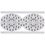 Vehicle Light Thick 2.0mm Single Sided PCBs Round LED Circuit Board