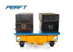 industrial battery powered trackless transfer cart on cement