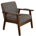 Modern Design Soft Seat Chair for Living Room and Hotel W65*D59*H75CM Solid Wood