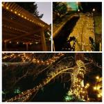 Solar String Lights Outdoor, Waterproof Copper Wire Solar Fairy Lights for Tree