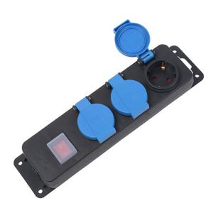 Wholesale 3 outlet Waterproof Germany Type Extension Socket With On/Off Switch from china suppliers
