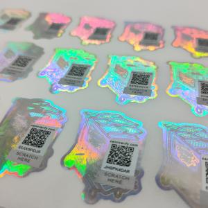 Wholesale FDA Anti Counterfeit Label 80 Microns 3D Holographic Stickers PE Film from china suppliers