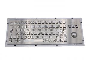 China PS2 5VDC IP65 Waterproof Metal Keyboard With Trackball Mouse on sale