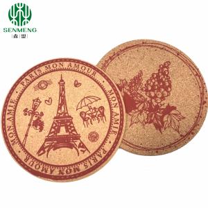 Wholesale Hot Sale Factory Price Custom Size Cork Coaster Resistant Cork Cup Mats from china suppliers