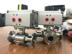 Pneumatic Rotary Actuator Qperated Ball Valve