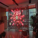 P10 advertisement display indoor flexibility on glass transparentSMD2121 5V LED