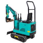 Multifunctions 1000kg Euro5 Mini Hydraulic Excavator With Roll Over Protection