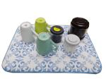 Microfiber Dish Drying Mat Sublimation Printing Small Size Dish Mat