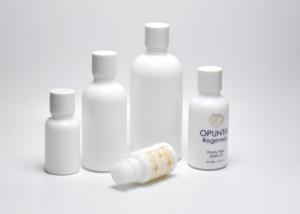 Wholesale Recyclable Porcelain Glass Bottles With Screw Bottle Cap, Opal Glass Packaging For Pharmacy Products And Essential Oil from china suppliers