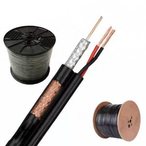 Wholesale RG6/U 2C 18AWG CMR Figure 8 CCTV Cable RG6+2C Coaxial Cable RG6 2c With Power Coaxial Cable from china suppliers