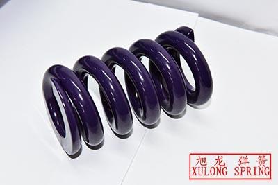 14mm wire high quality purple powder coated heavy machine compression springs 