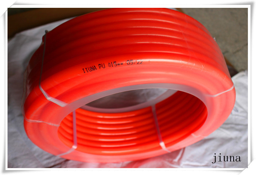 6mm Diameter green rough round cord polyurethane round belt for transmission