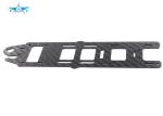 Black Carbon Fiber Bracket , CNC Turning Milling Industrial Robot Parts