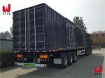 Box 13m 40 Foot Enclosed Trailers 60T Van Semi Trailer