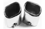 Stainless Steel Automobile Spare Parts Exhaust Pipe Cover for Benz GLK 2008 2012