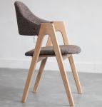 Mail Packing Nordic Style Cloth Artist Home Leisure Solid Wood Dining Chair with