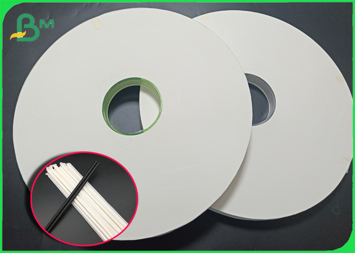 Food Grade 28g White Straw Wrapping Paper For Beverage Store Packing