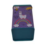 Vintage Advertising Square Tin Box Tin Coin Bank For Promotion Packaging